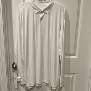 Men’s Peter Millar Size XXL Featherweight Long Sleeve Golf Shirt
